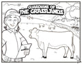 Guardians of the Grasslands Colouring Page