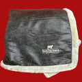 Faux Leather BFO Blanket Throw