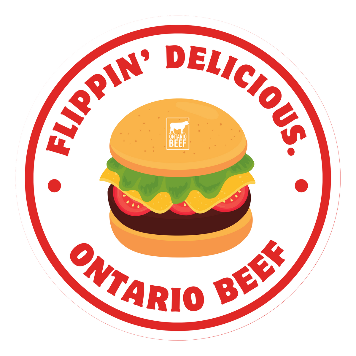 Ontario Beef Fun Promotional Stickers