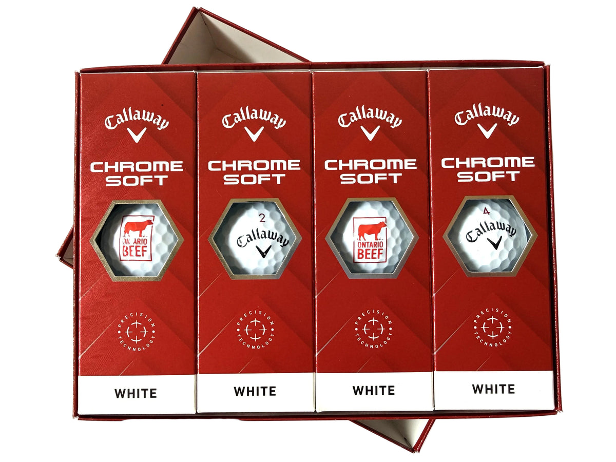 Ontario Beef Callaway Golf Balls
