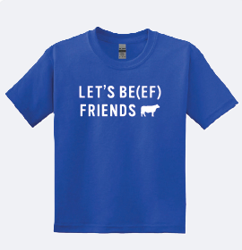 Let's Be(ef) Friends - Youth T-shirt