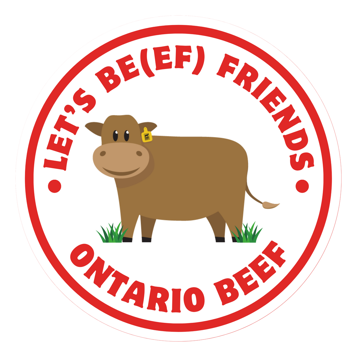Ontario Beef Fun Promotional Stickers