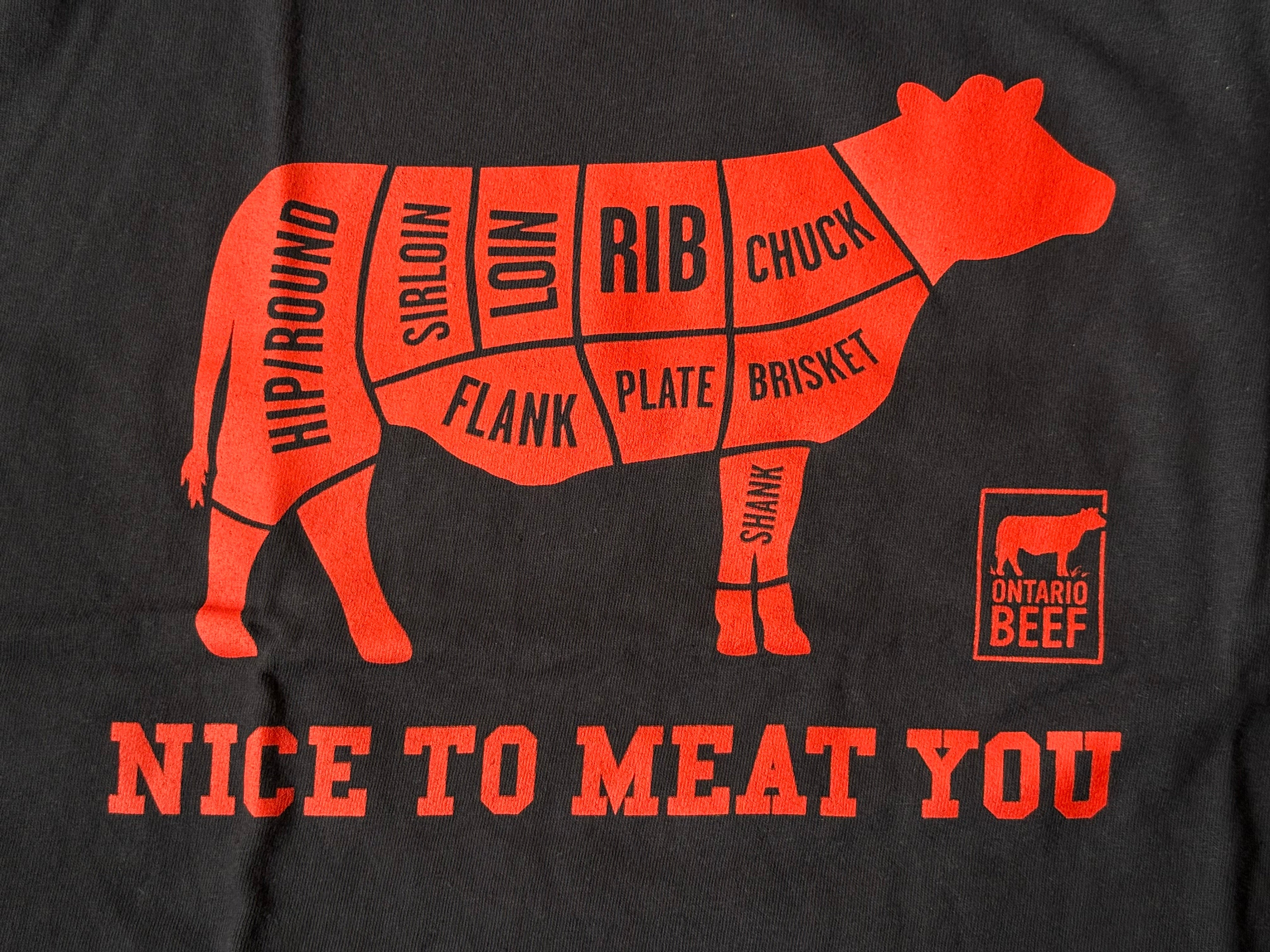 Ontario Beef "Nice to Meat You" T-Shirt - Adult