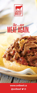 Ontario Beef "So...We Meat Again" Pull-Up Banner