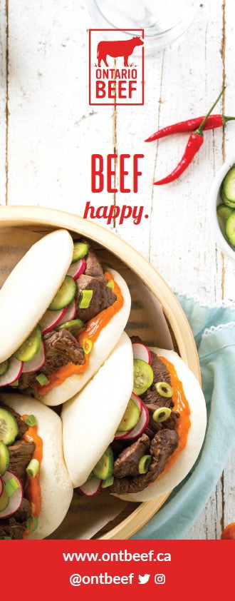 Ontario Beef "Beef Happy" Pull-Up Banner