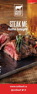 Ontario Beef "Steak Me Home Tonight" Pull-Up Banner