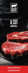 Ontario Beef "A Cut Above" Pull-Up Banner