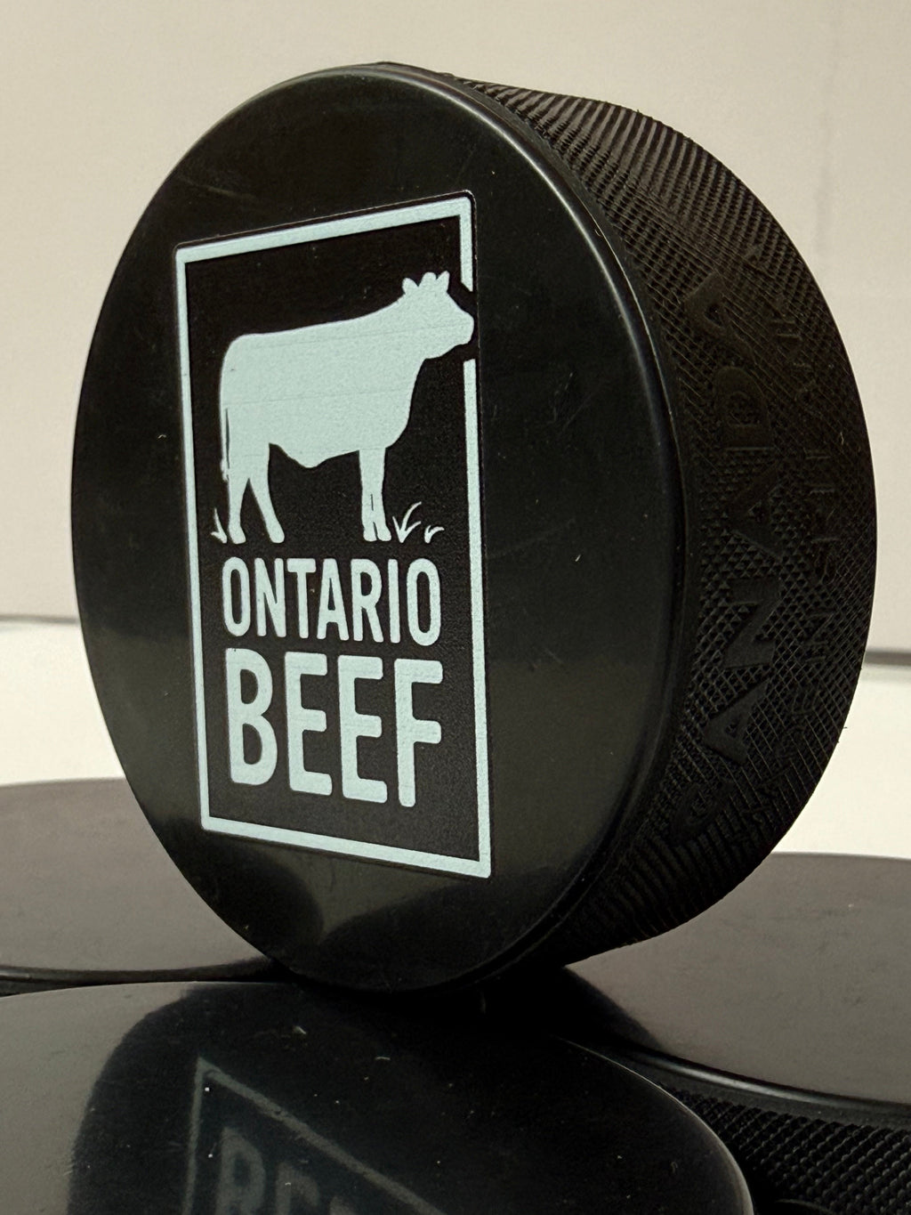 Ontario Beef Hockey Puck