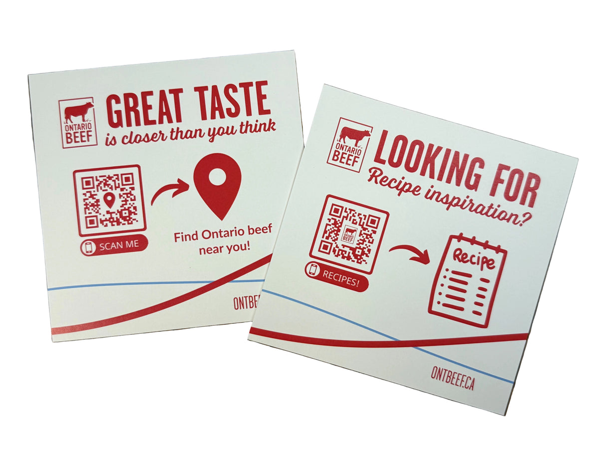 Ontario Beef Store Locator & Recipe Card