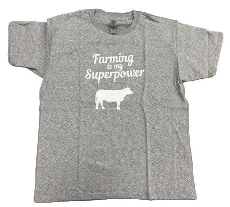 Youth - Farming is my Superpower T-shirt
